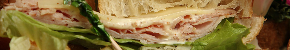 Eating Deli Sandwich at American Deli restaurant in Warner Robins, GA.